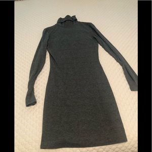 Lulus Grey Turtleneck dress